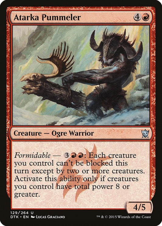 Image for Atarka Pummeler (129) (Dragons of Tarkir) - Magic: The Gathering