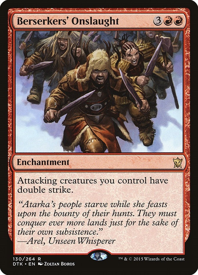 Image for Berserkers' Onslaught (130) (Dragons of Tarkir) - Magic: The Gathering