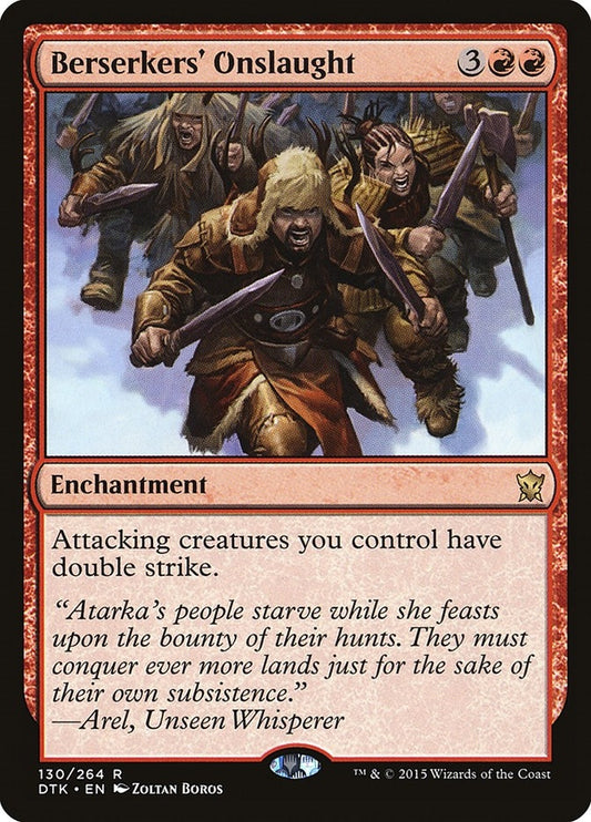Image for Berserkers' Onslaught (130) (Dragons of Tarkir) - Magic: The Gathering