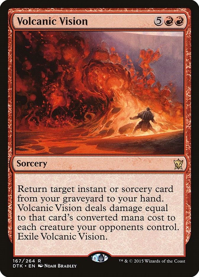 Image for Volcanic Vision (167) (Dragons of Tarkir) - Magic: The Gathering