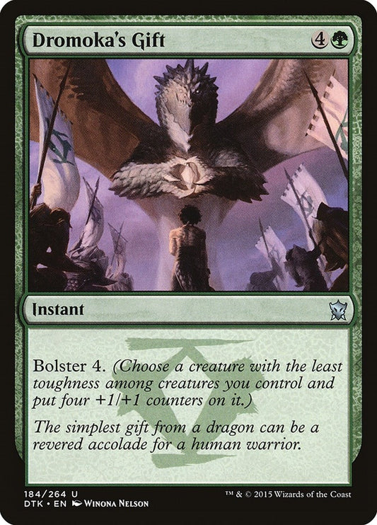 Image for Dromoka's Gift (184) (Dragons of Tarkir) - Magic: The Gathering