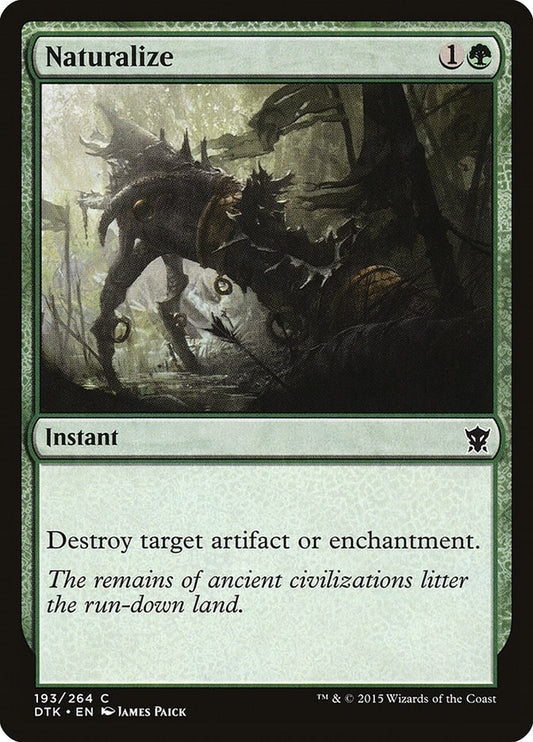 Image for Naturalize (193) (Dragons of Tarkir) - Magic: The Gathering