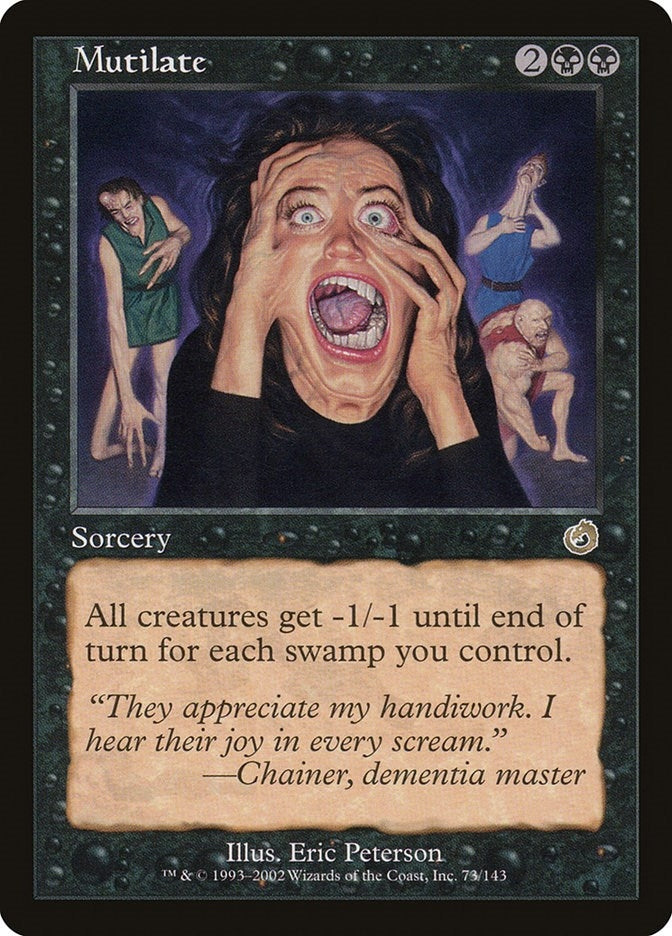 Image for Mutilate (73) (Torment) - Magic: The Gathering