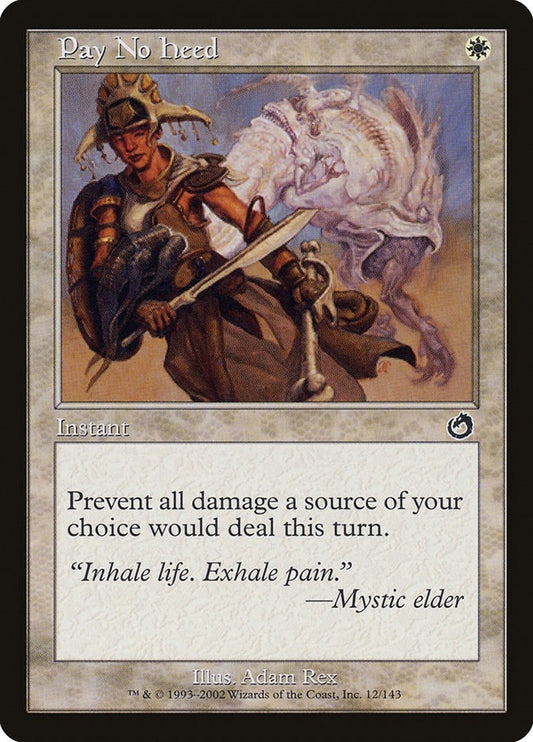 Image for Pay No Heed (12) (Torment) - Magic: The Gathering