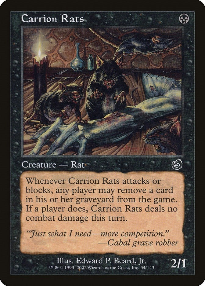 Image for Carrion Rats (54) (Torment) - Magic: The Gathering