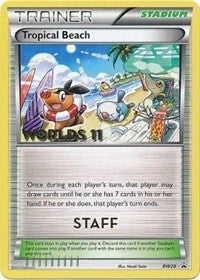 Image for Tropical Beach - BW28 (Worlds 11) [Staff] (BW28) (Black and White Promos) - Pokemon