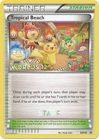 Image for Tropical Beach - BW50 (Worlds 12) [Staff] (BW50) (Black and White Promos) - Pokemon