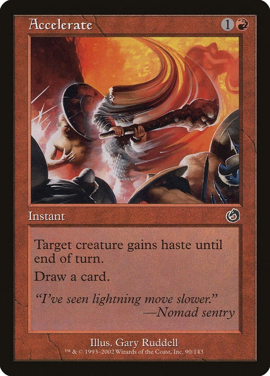 Image for Accelerate (90) (Torment) - Magic: The Gathering