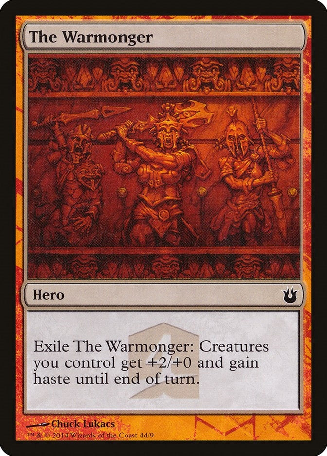 Image for The Warmonger (4d) (Hero's Path Promos) - Magic: The Gathering