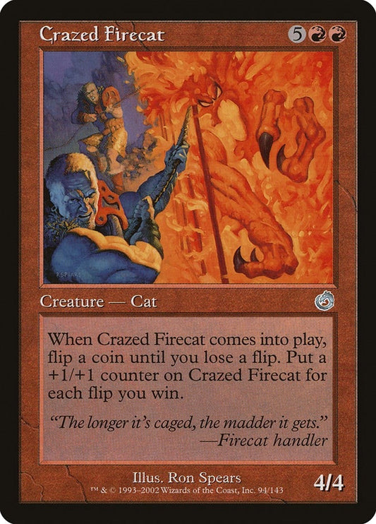 Image for Crazed Firecat (94) (Torment) - Magic: The Gathering