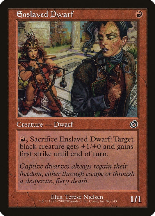Image for Enslaved Dwarf (96) (Torment) - Magic: The Gathering