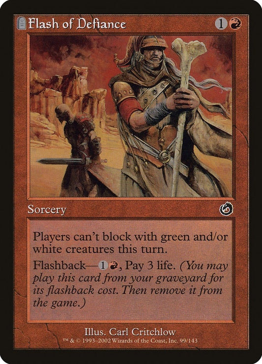 Image for Flash of Defiance (99) (Torment) - Magic: The Gathering
