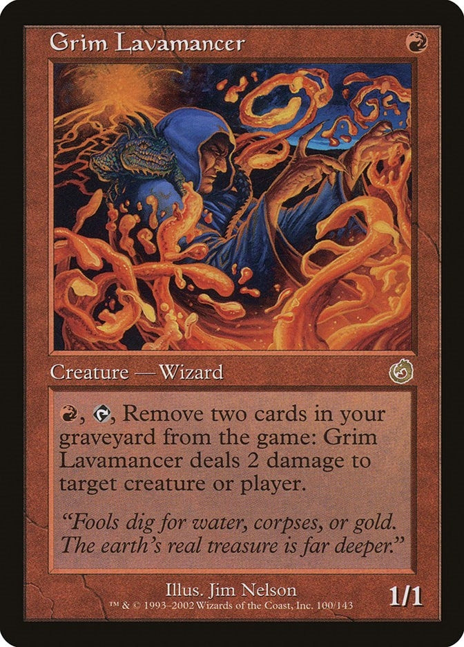 Image for Grim Lavamancer (100) (Torment) - Magic: The Gathering