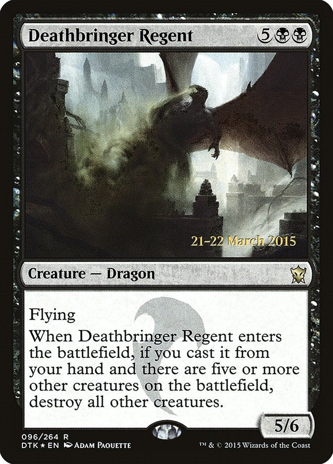 Image for Deathbringer Regent (96) (Prerelease Cards) - Magic: The Gathering
