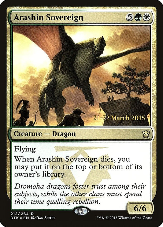Image for Arashin Sovereign (212) (Prerelease Cards) - Magic: The Gathering