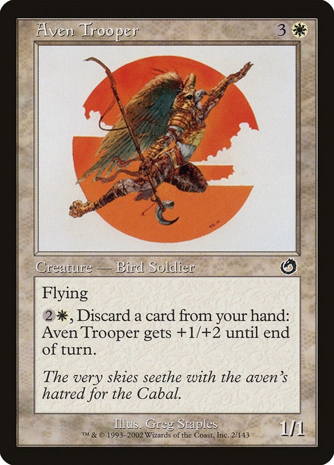 Image for Aven Trooper (2) (Torment) - Magic: The Gathering