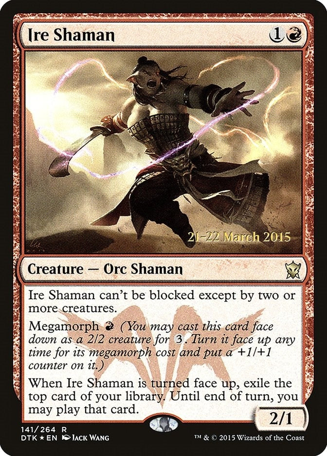 Image for Ire Shaman (141) (Prerelease Cards) - Magic: The Gathering