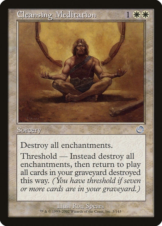 Image for Cleansing Meditation (3) (Torment) - Magic: The Gathering