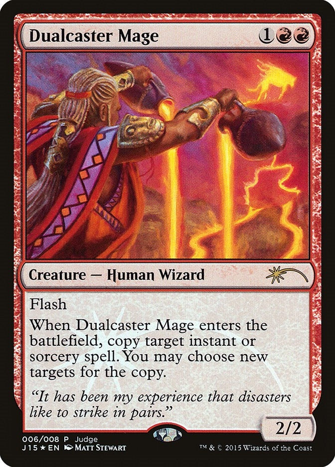 Image for Dualcaster Mage (6) (Judge Promos) - Magic: The Gathering