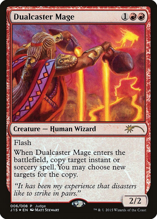 Image for Dualcaster Mage (6) (Judge Promos) - Magic: The Gathering