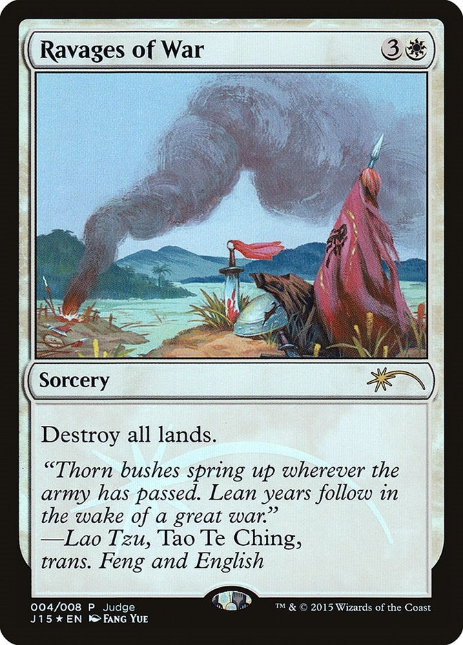 Image for Ravages of War (4) (Judge Promos) - Magic: The Gathering