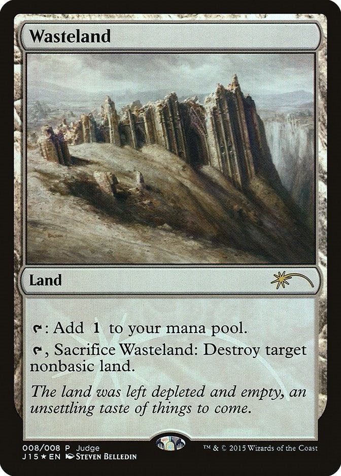 Image for Wasteland (J15) (8) (Judge Promos) - Magic: The Gathering