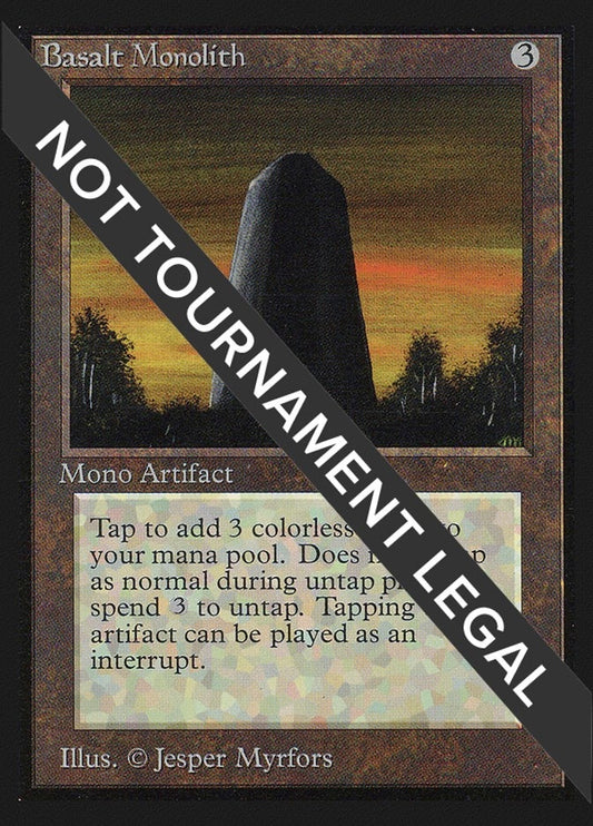Image for Basalt Monolith (IE) (International Edition) - Magic: The Gathering