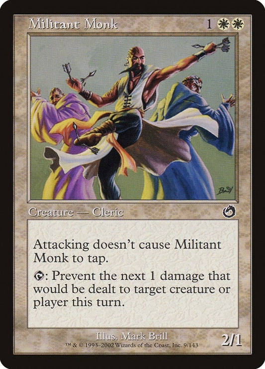 Image for Militant Monk (9) (Torment) - Magic: The Gathering