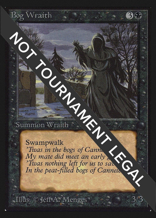 Image for Bog Wraith (IE) (International Edition) - Magic: The Gathering
