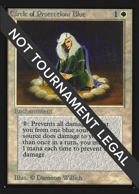 Image for Circle of Protection: Blue (IE) (International Edition) - Magic: The Gathering