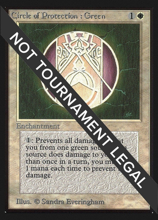 Image for Circle of Protection: Green (IE) (International Edition) - Magic: The Gathering