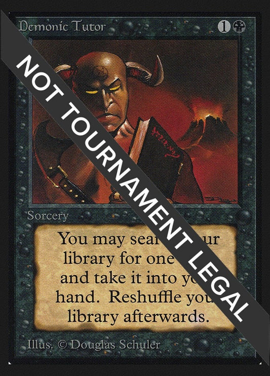 Image for Demonic Tutor (IE) (International Edition) - Magic: The Gathering