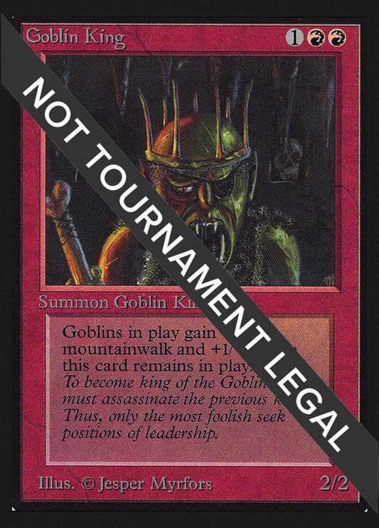 Image for Goblin King (IE) (International Edition) - Magic: The Gathering