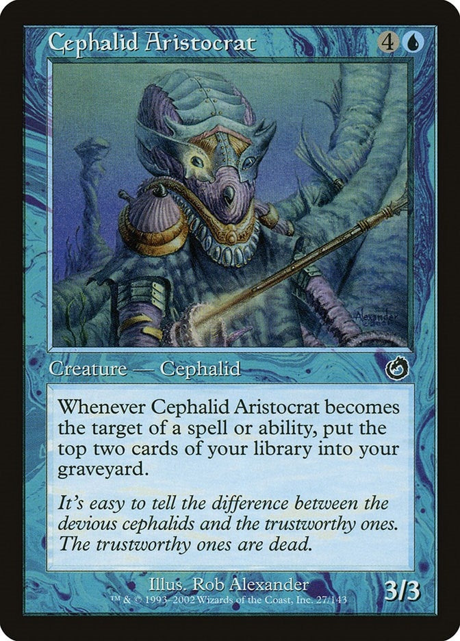 Image for Cephalid Aristocrat (27) (Torment) - Magic: The Gathering