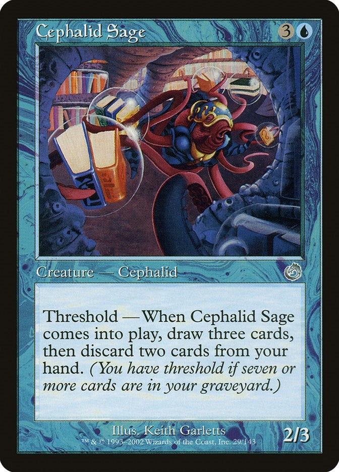 Image for Cephalid Sage (29) (Torment) - Magic: The Gathering