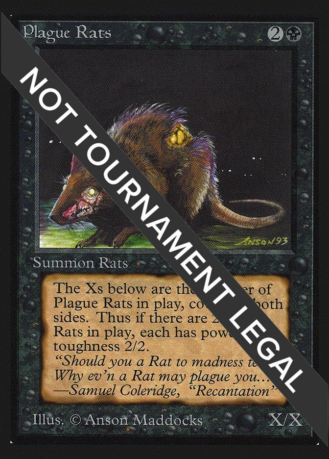 Image for Plague Rats (IE) (International Edition) - Magic: The Gathering