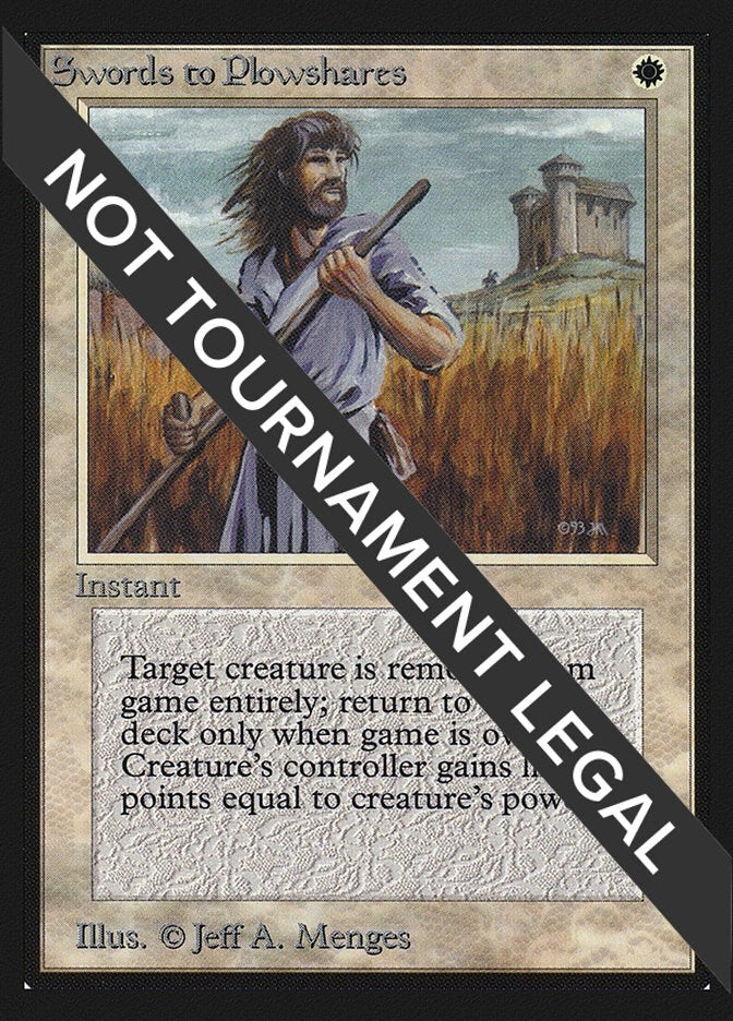 Image for Swords to Plowshares (IE) (International Edition) - Magic: The Gathering