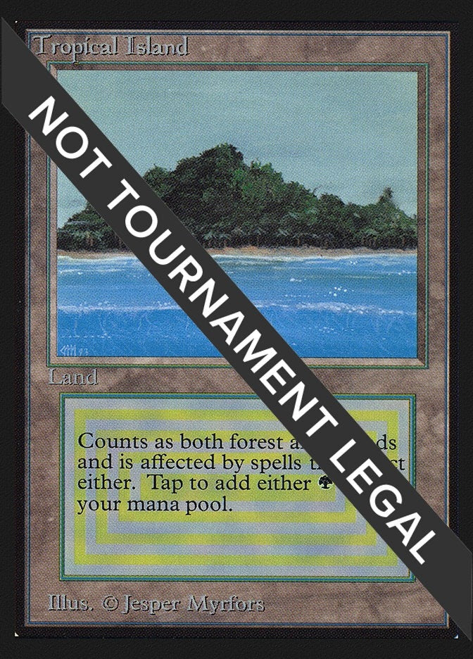 Image for Tropical Island (IE) (International Edition) - Magic: The Gathering