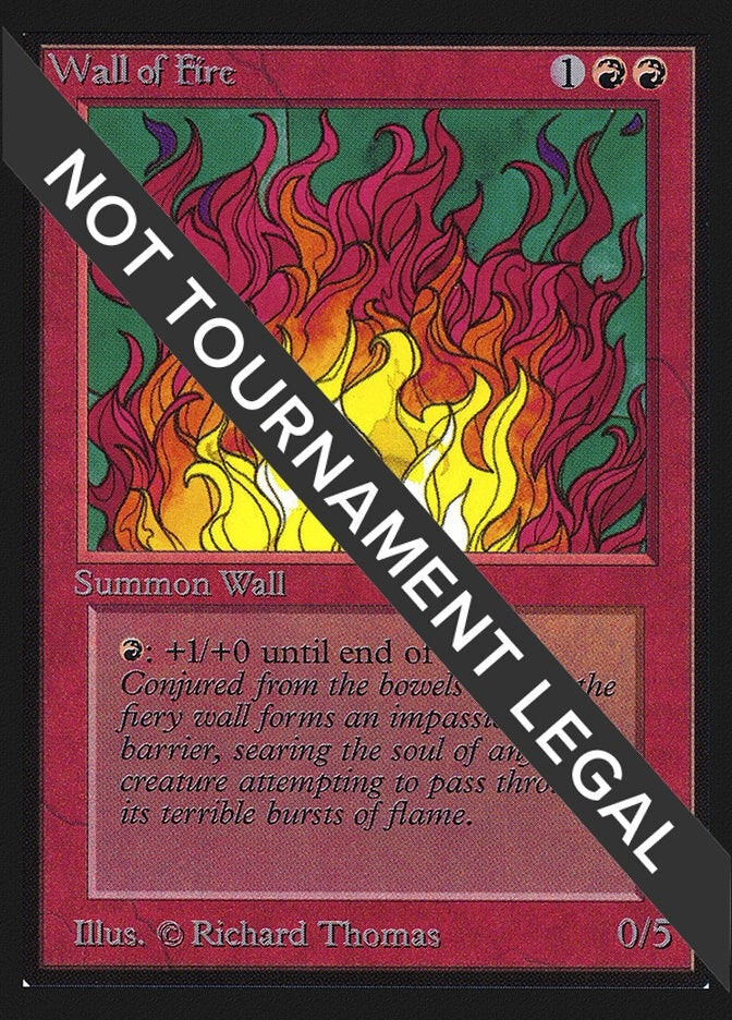 Image for Wall of Fire (IE) (International Edition) - Magic: The Gathering
