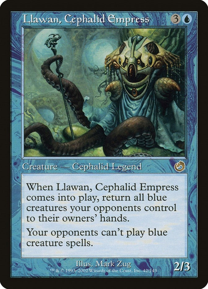 Image for Llawan, Cephalid Empress (42) (Torment) - Magic: The Gathering