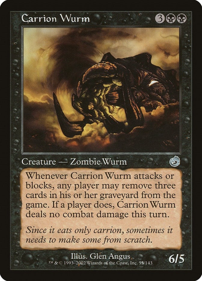 Image for Carrion Wurm (55) (Torment) - Magic: The Gathering