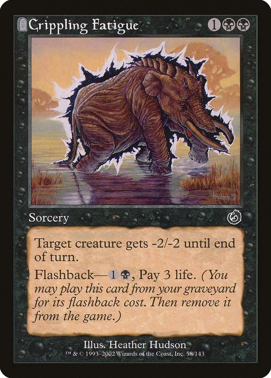 Image for Crippling Fatigue (58) (Torment) - Magic: The Gathering