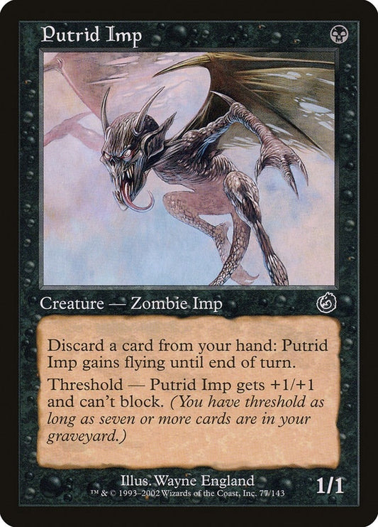 Image for Putrid Imp (77) (Torment) - Magic: The Gathering