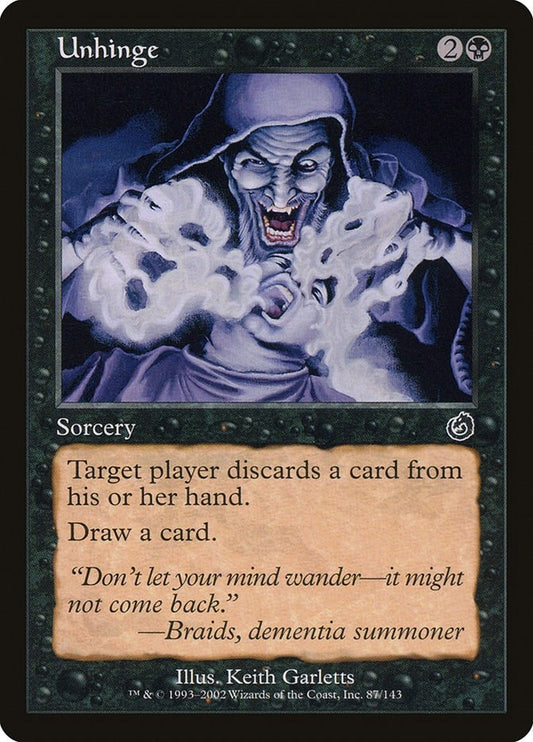 Image for Unhinge (87) (Torment) - Magic: The Gathering