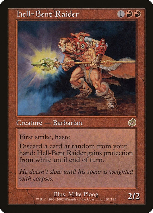 Image for Hell-Bent Raider (101) (Torment) - Magic: The Gathering
