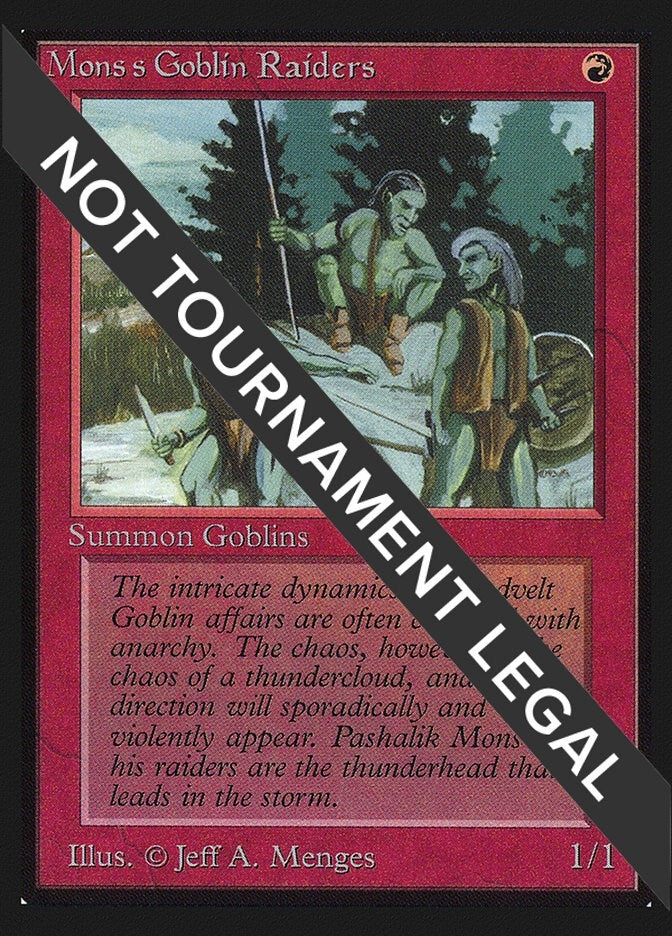 Image for Mons's Goblin Raiders (CE) (Collector's Edition) - Magic: The Gathering
