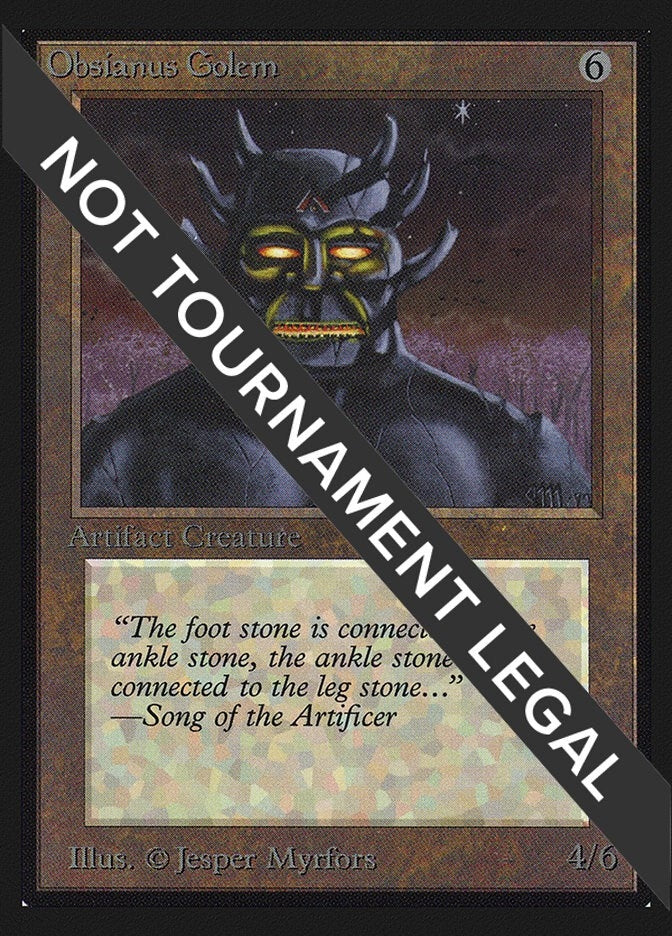 Image for Obsianus Golem (CE) (Collector's Edition) - Magic: The Gathering