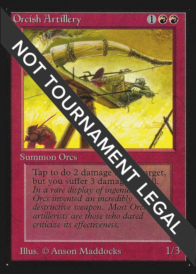 Image for Orcish Artillery (CE) (Collector's Edition) - Magic: The Gathering