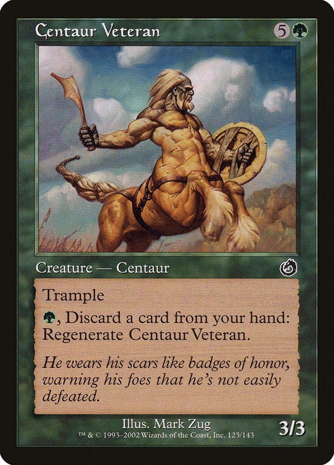 Image for Centaur Veteran (123) (Torment) - Magic: The Gathering