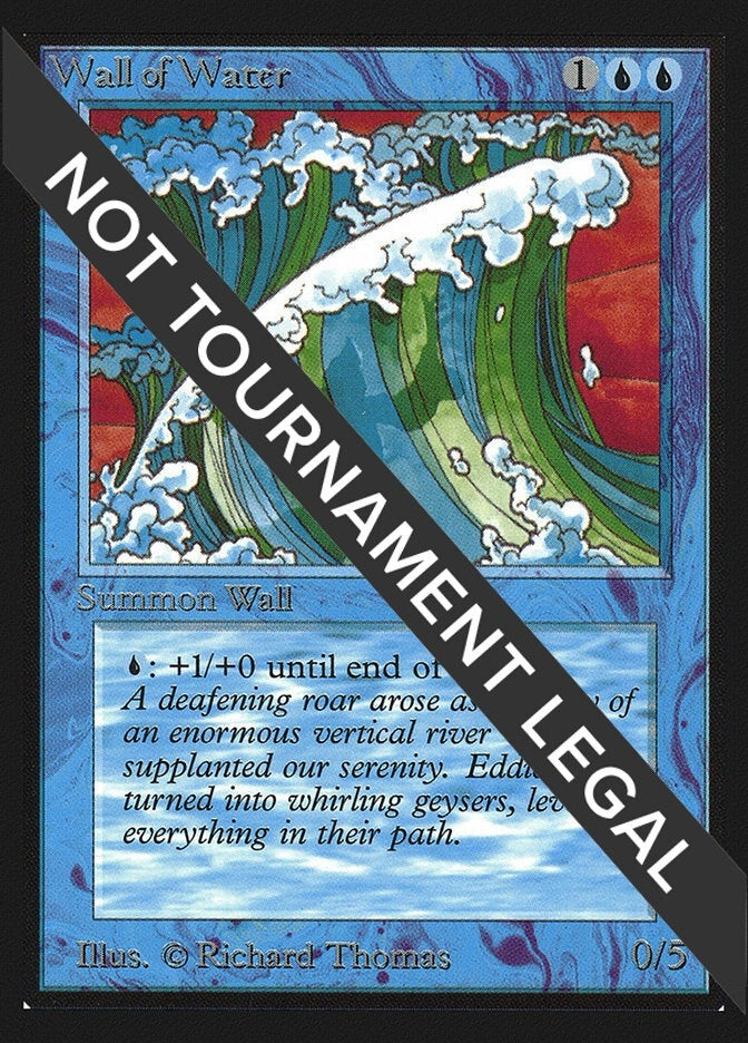 Image for Wall of Water (CE) (Collector's Edition) - Magic: The Gathering
